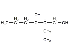 2-乙基-1,3-己二醇結(jié)構(gòu)式