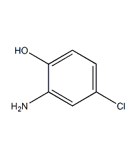 2-氨基-4-氯酚結構式